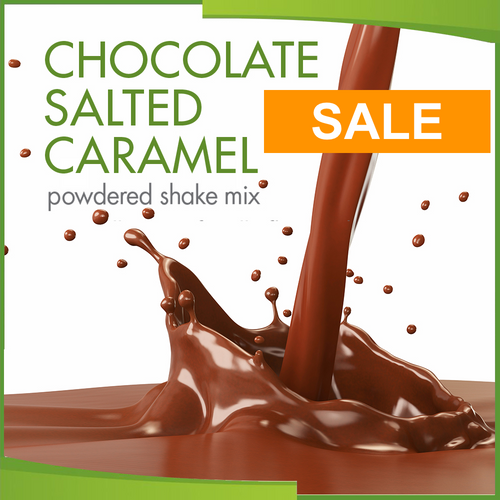 Chocolate Salted Caramel Powdered Protein Shake